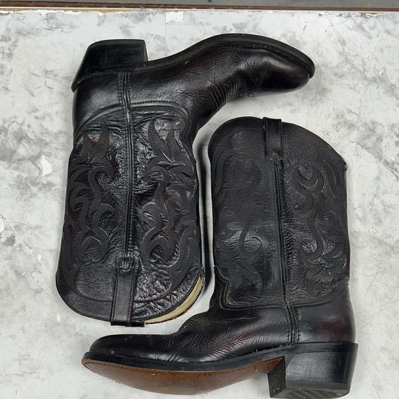 Mexican Handcrafted Western Boots - Durango Boots Black V2  Durango Black Leather Cowboy Boots